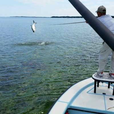 Capt-Ryan-Phinney-Florida-Keys-Flats-Fishing-fly-fishing-tarpon-jumping-high