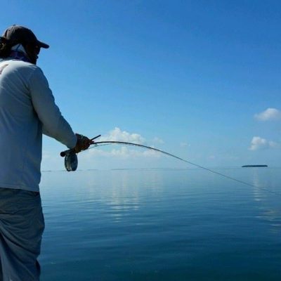 Capt-Ryan-Phinney-Florida-Keys-Flats-Fishing-fly-fishing-tarpon-jumping-flat-calm